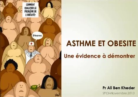 Asthme et obésité - Pr Ali Ben Kheder, Tunis