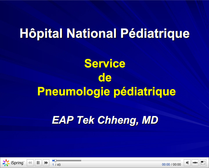 Organisation d'un service de pneumo-pédiatrie