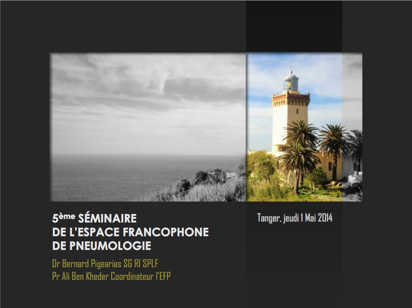 Réunion de l'EFP Tanger 2014