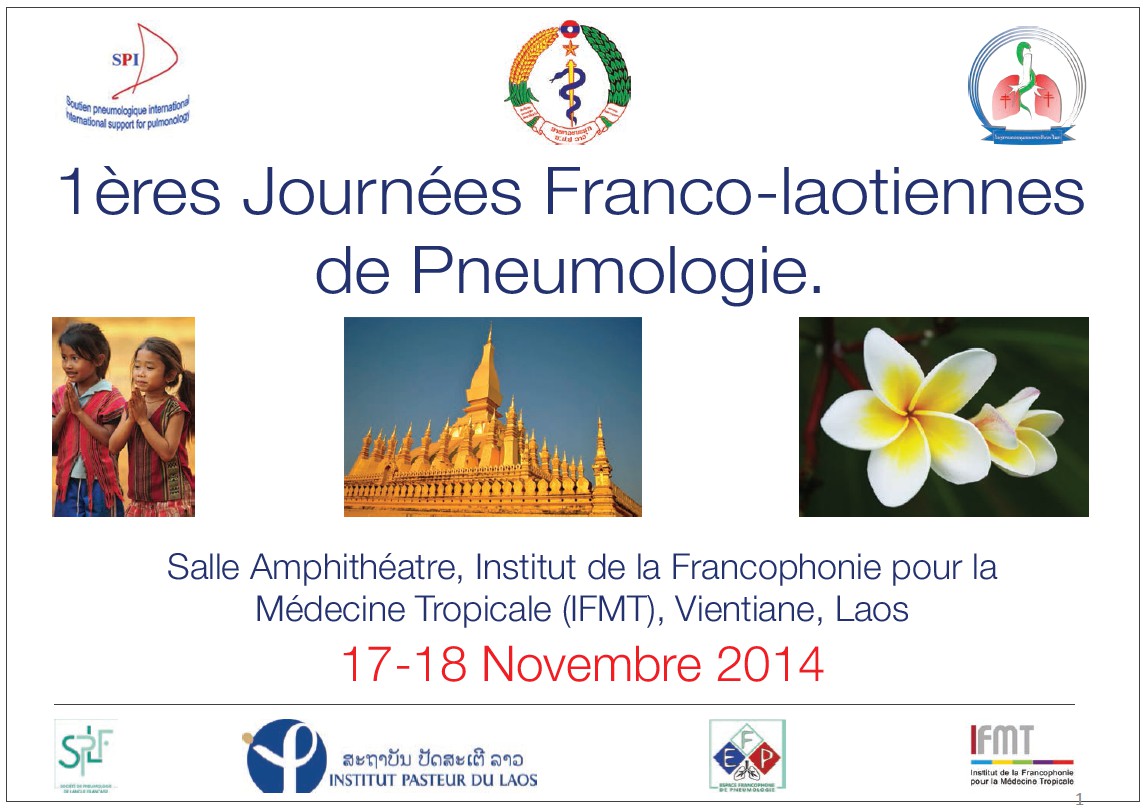 Programme des 1ères Journées Franco-Laotiennes de Pneumologie 2014
