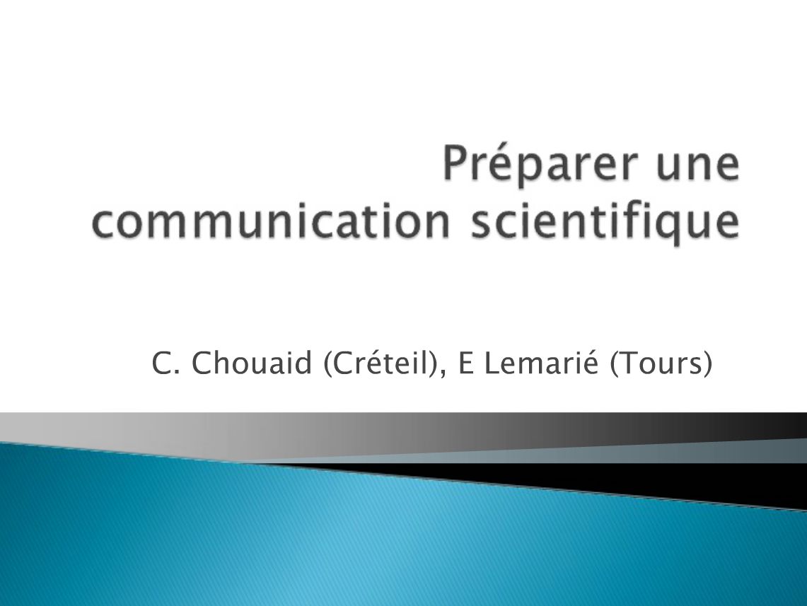 Méthodologie de communication. Etienne LEMARIE