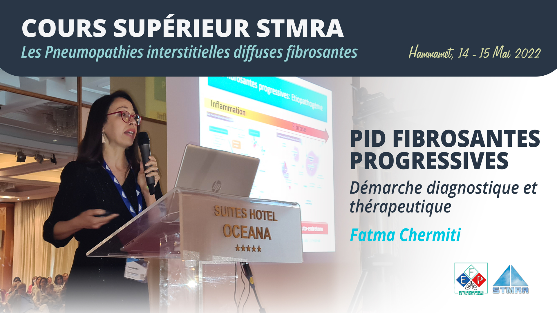 Les PID fibrosantes progressives : démarche diagnostique et traitement. Fatma Chermiti