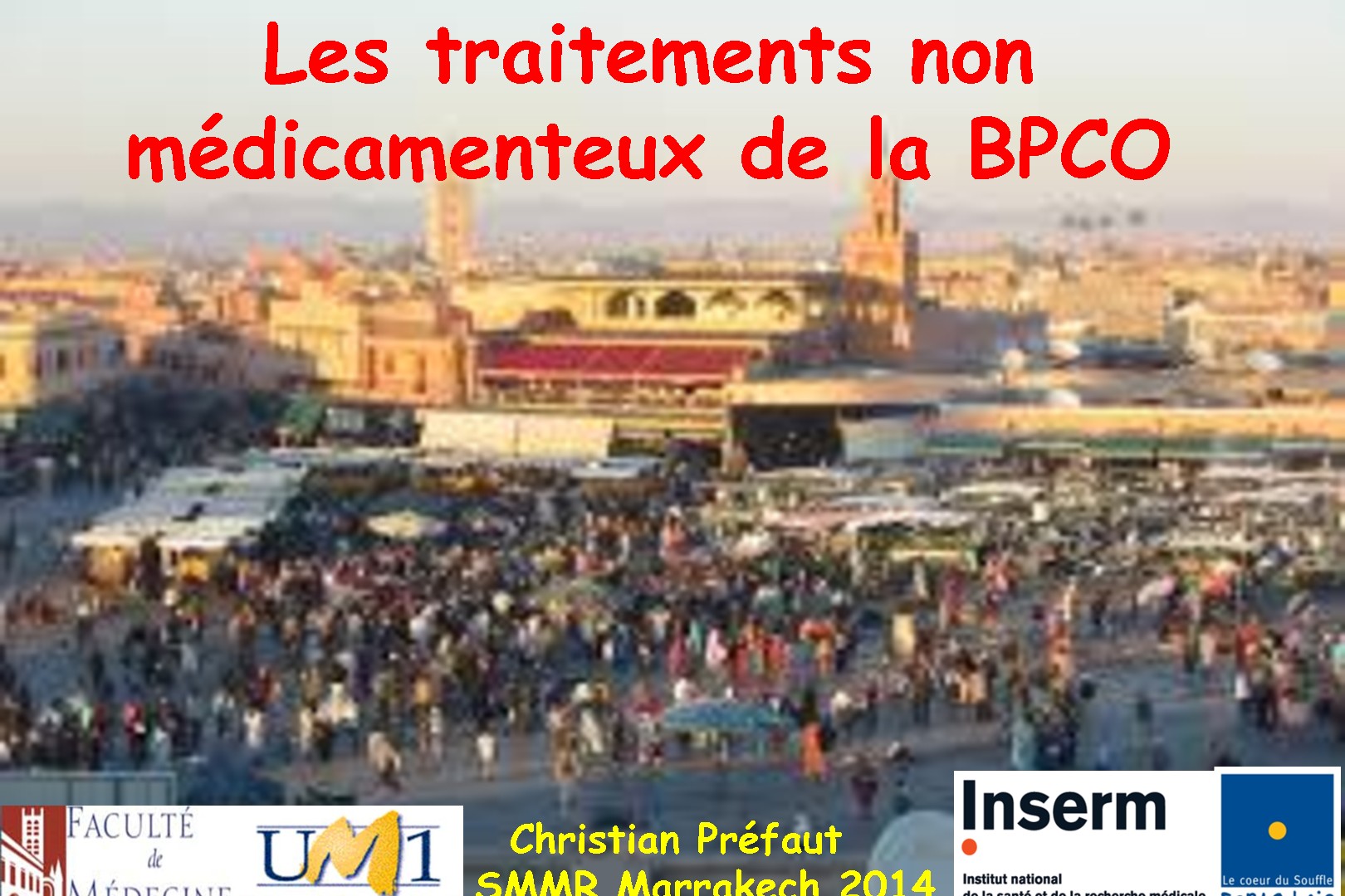 Les traitements non médicamenteux de la BPCO. Christian Préfaut