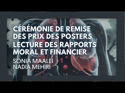 Cérémonie de remise des prix Posters & Rapports Moral et Financier 2025